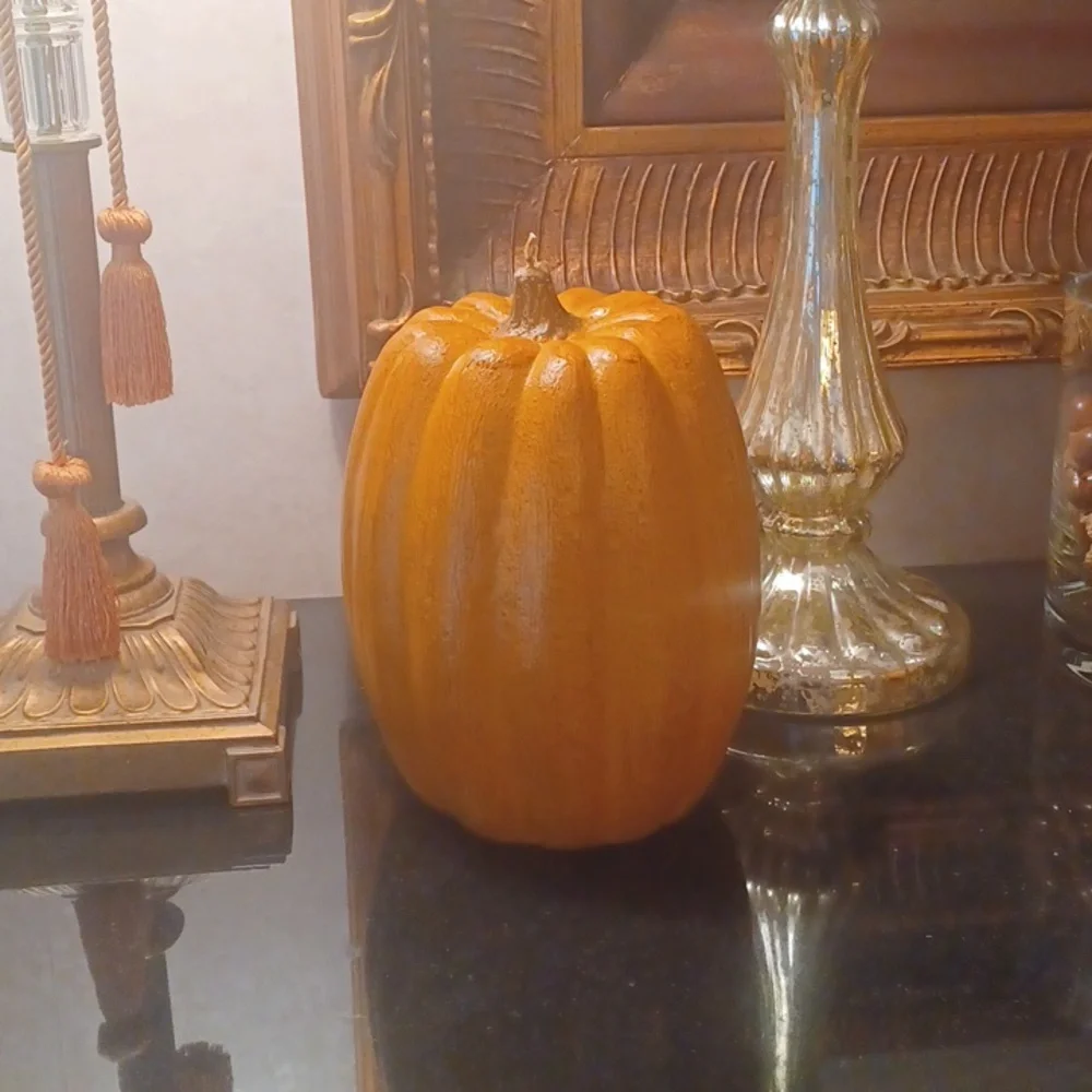 Pottery Barn Pumpkin Candle